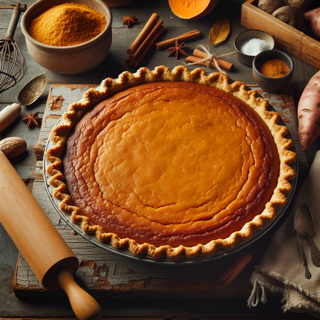 grandma old fashioned sweet potato pie recipe