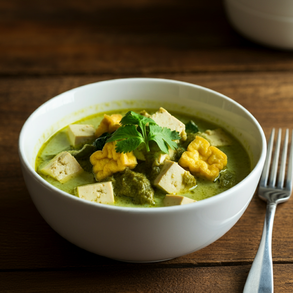 Easy Thai green curry with tofu recipe