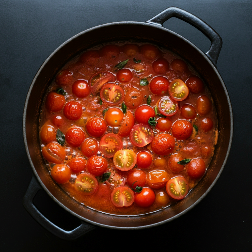 cherry tomato sauce recipe