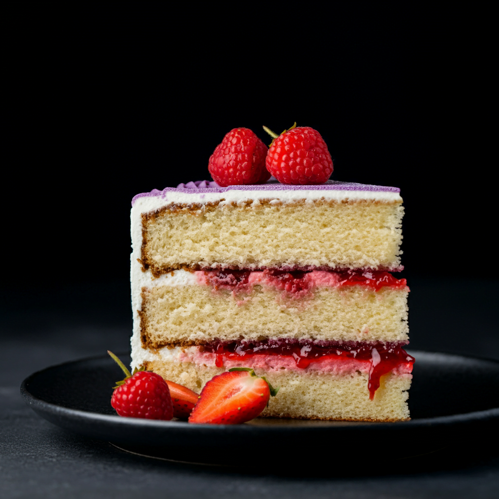 cake with strawberry filling recipe