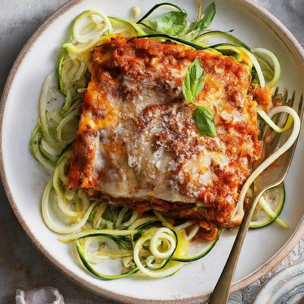 Gluten-Free Zucchini Noodle Lasagna