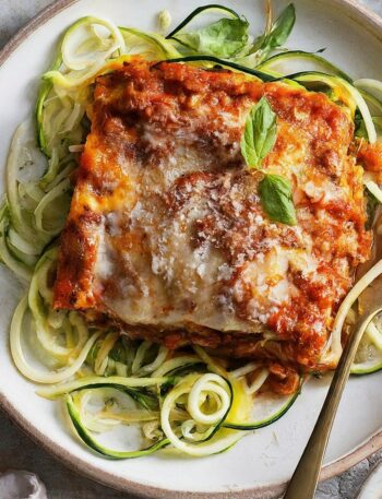 Gluten-Free Zucchini Noodle Lasagna