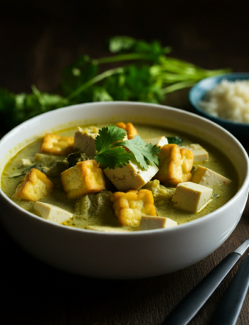 Easy Thai green curry with tofu recipe