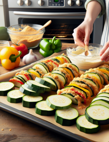 mayo for breading vegetables